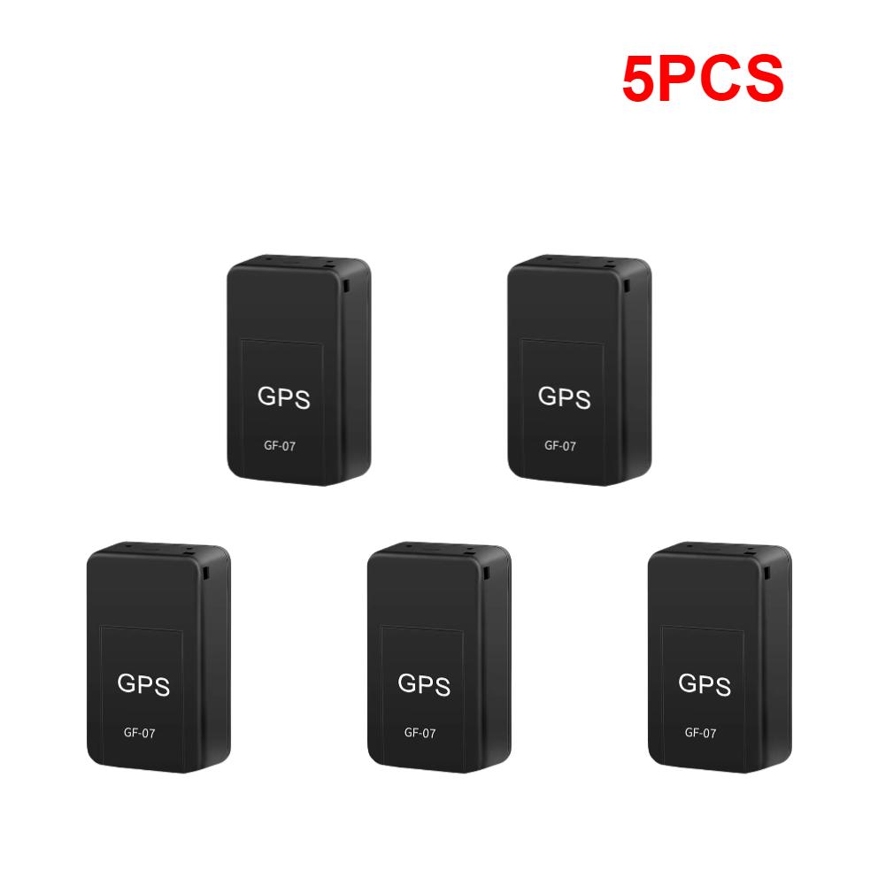 1-5PCS Mini GF-07 GPS Car Tracker Real Time Tracking Anti-lost Key Pet Locator Strong Magnetic Mount SIM Message Positioner