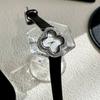 9758 Vierblättriges Kleeblatt Stahlarmband Uhrenarmband Damenuhr