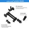 SLR Camera Magic Arm Mount Kit with 7/11-Inch Size Options – Includes Large/Small Crab Clamp and Mighty Clamp