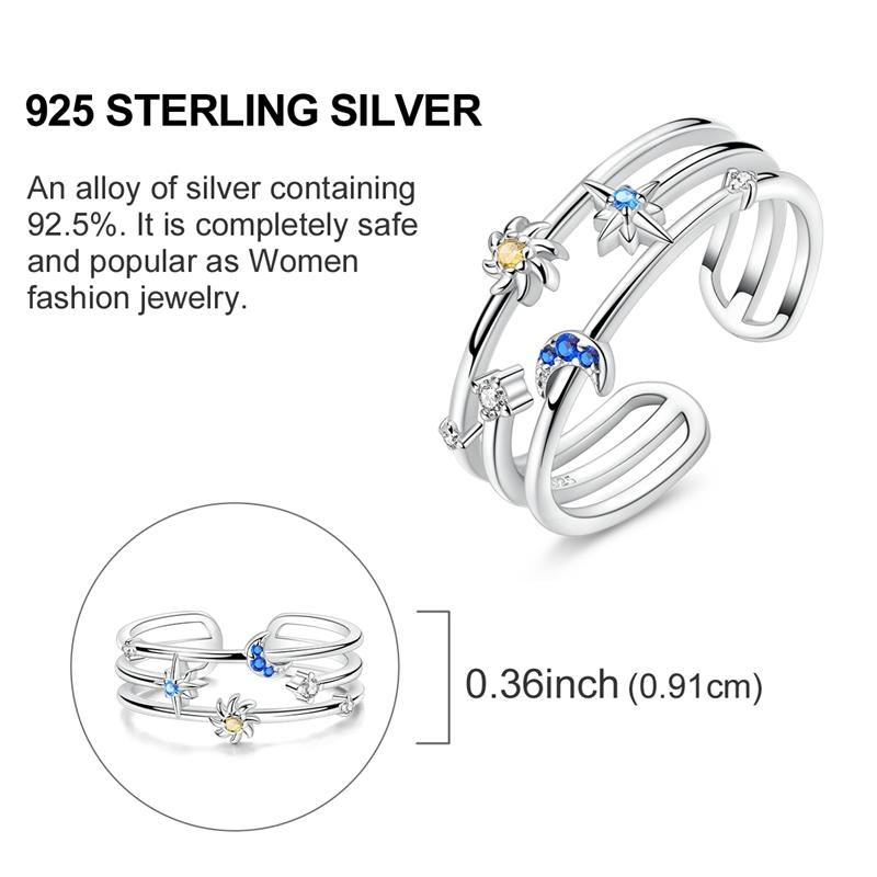 New Authentic Copper Ring Heart Bow FourLeaf Shamrock Crown Guardian Eye Ring Ideal For Women Girl Wedding Jewellery Gift