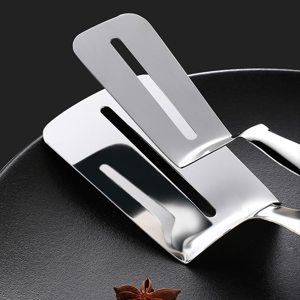 Multi-Function Stainless Steel Cooking Shovel Clip Kitchen Food Clamp Spatula Baking Tools Bread Clip