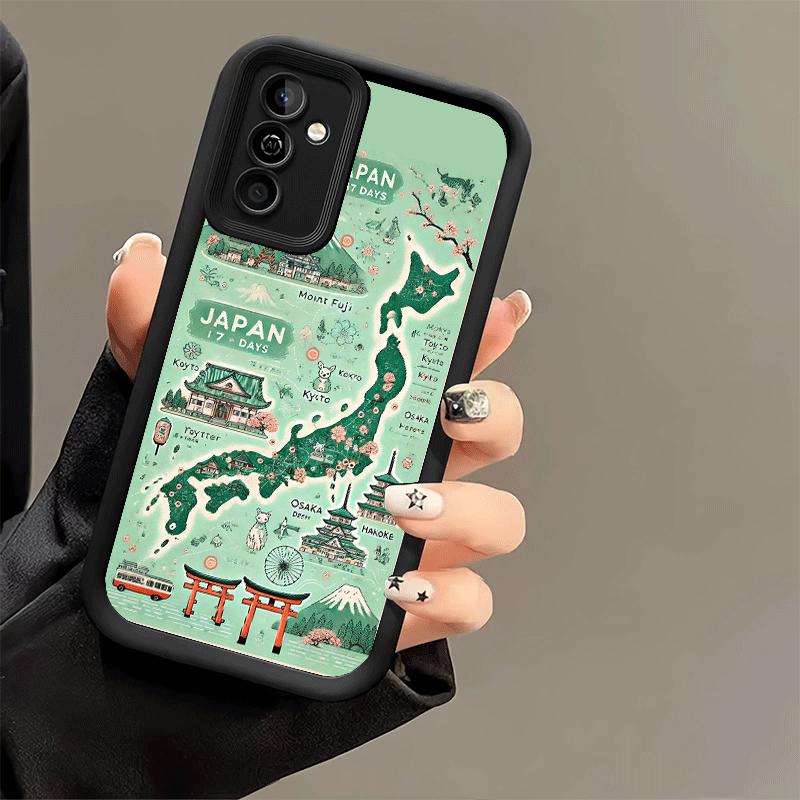 Osaka Tokyo Japan Scenery Soft Phone Case for Samsung Galaxy A17 A16 A26 A36 A56 A15 A25 A35 A55 A14 A24 A34 A54 A13 A23 A33 A53