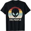 UFO Alien Retro Bright Mountain Lake Camping Visitor T-Shirt Women Men Clothing Tee Ropa Mujer Vintage Clothes Men T Shirt