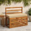 2 piece Bench Cushion Set SOEST 2 pcs. 100percent  Polyester Beige