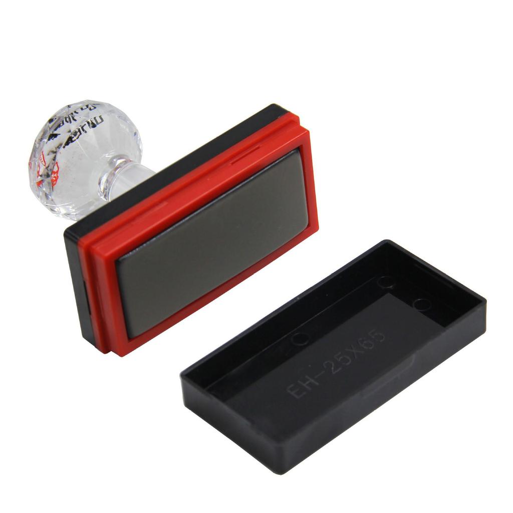 High-Quality Photosensitive Rectangular Edge Sealing Stamp with 4mm Thin Pad
