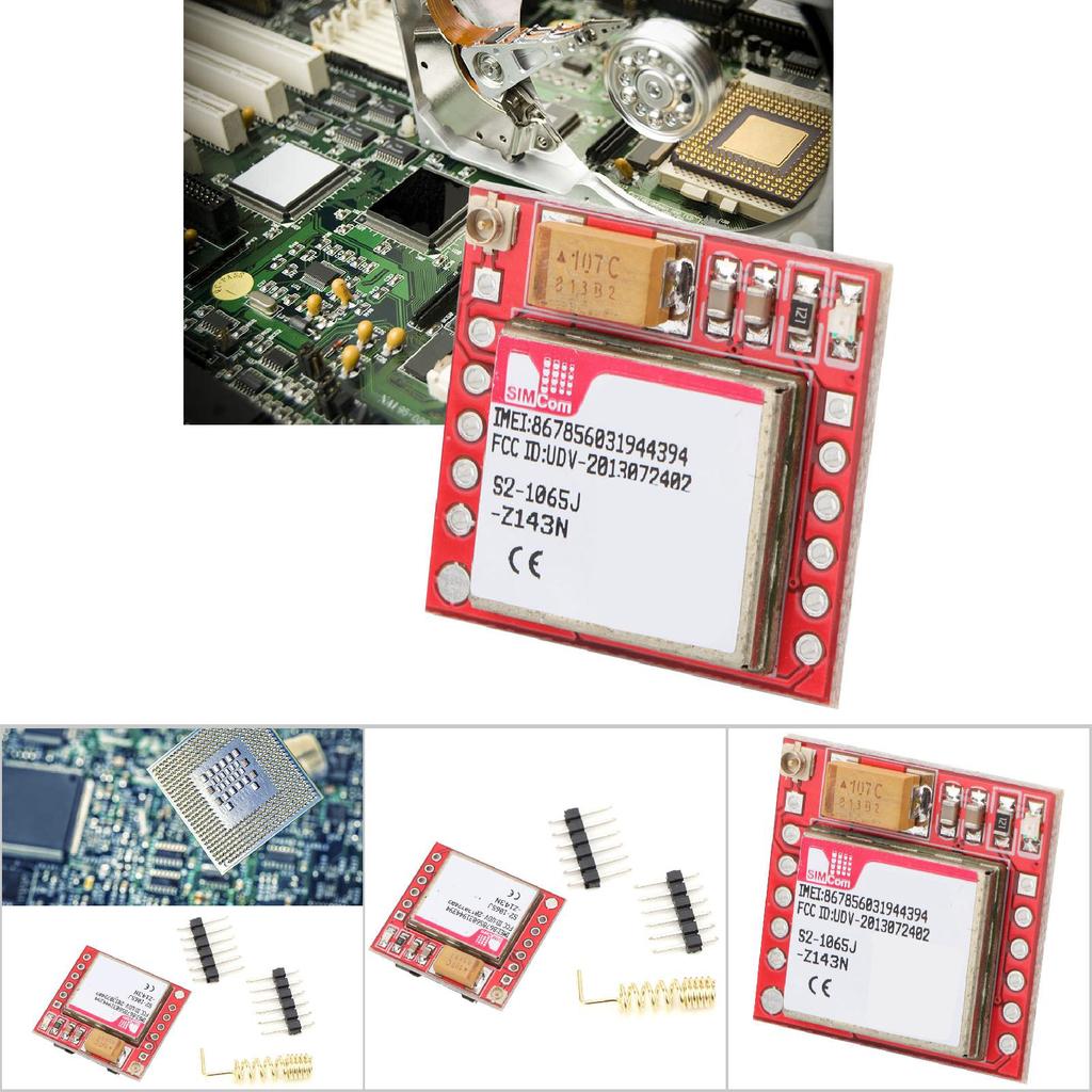 GPRS Board GSM Module Kit MicroSIM Card TTL Serial Port (without Antenna)