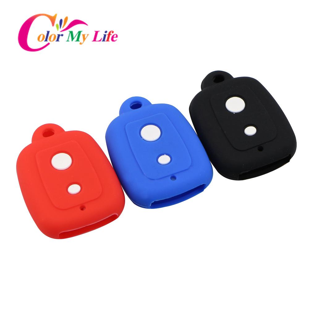 Capa de Silicone para Chave de Carro para Toyota Grand New Avanza Daihatsu Xenia para PERODUA Alza Myvi Axia Perodua 2 Botões Remoto