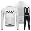 MAAP Long-sleeved Riding Suit Set Mountain Road Bike Bicycle Quick-drying Breathable Ice Silk Top Thin