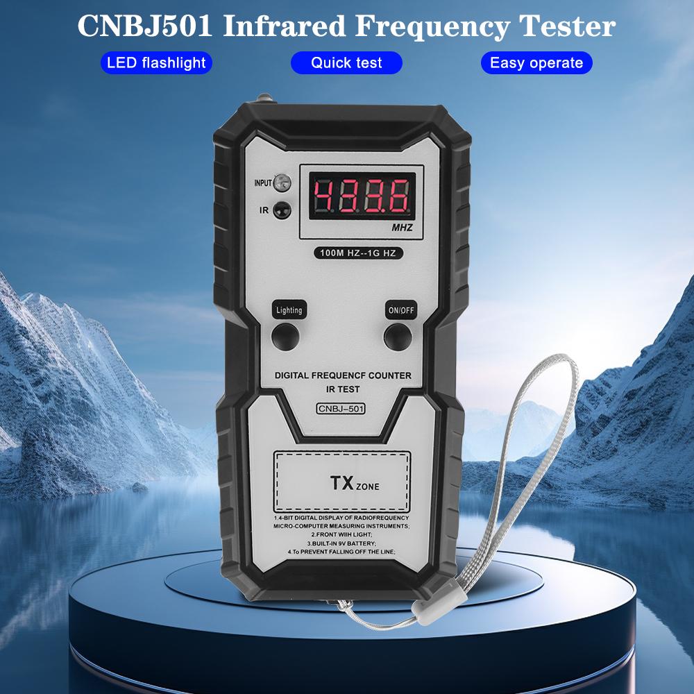 Electronic IR Frequence Counter Test For Car Keys Remote Controller 100M-1GHZ Infrared Frequency Tester Measure Instrument