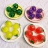 2PCS Fruit Squishy Stress Balls for Kids Strawberry Watermelon Squeeze Toys Dough Ball Fidget Toys for Anxiety Relief