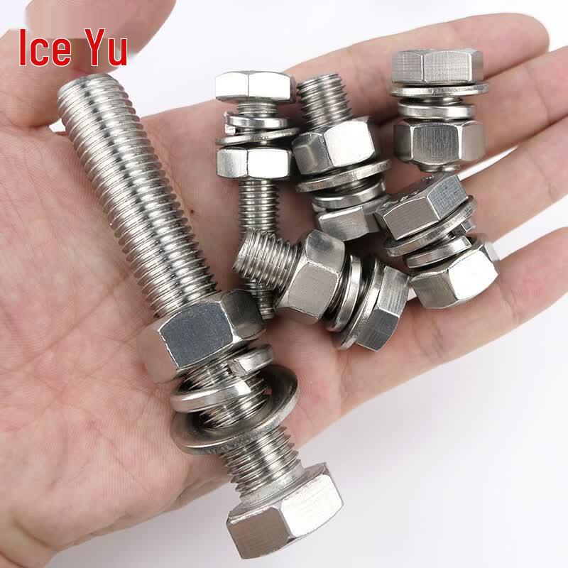 304 Stainless Steel Hex Bolt & Washer Assortment Kit