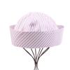Korean Striped Sailor Hat Lovely Sweet Turn-Up Brim Dome Cap Versatile Cap Girly French Hats Cosplay Party Supplies