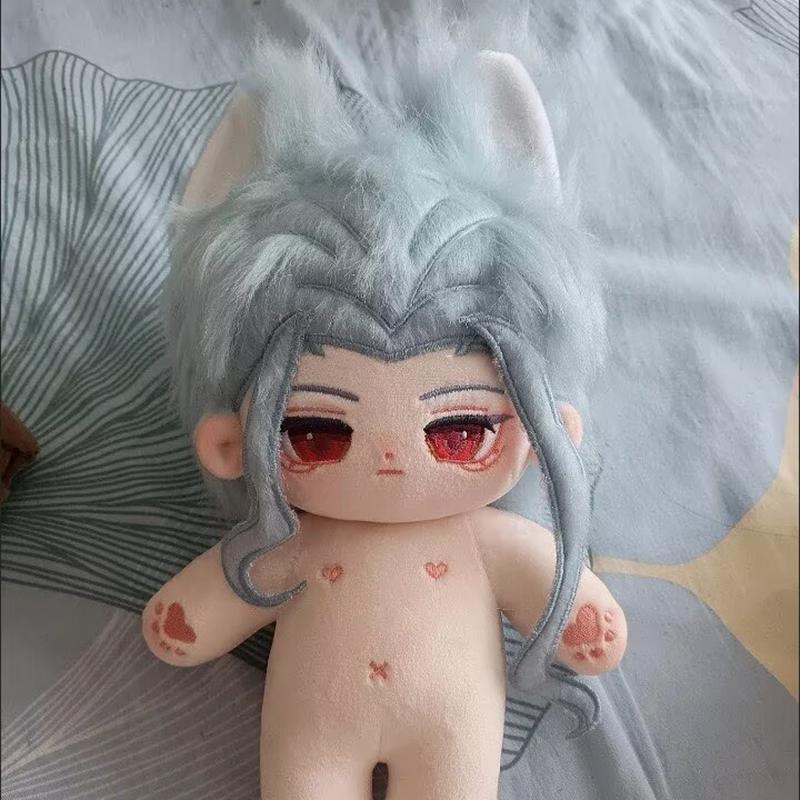 

20CM Genshin Impact II Dottore Plush Toys Ear Cute The Doctor Stuffed Doll Pillow Birthday Holiday Gifts Toys Room Decoration синий