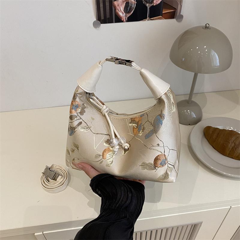 New Chinese-style Large-capacity Bag Women's 2025 Summer New National Style Shoulder Bag Niche Ethnic Style Oblique Span Bag
