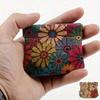 Floral Print Women Wallet Key Bag Cute Pouch Kiss Lock Lightweight Small Wallet Cute Bag Suitable For Daily Casual Suitable For Keys Earphones Storage