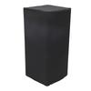 Housse d'enceinte Nylon Anti-poussière Imperméable Housse de protection d'enceinte élastique pour Intérieur Extérieur Noir