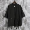 Summer Men's Haori Cardigan Kimono Shirt Samurai Japanese Clothing Robes Loose Obi Male Yukata Jacket Streetwear Asian Clothes