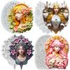 Goddess Silicone Molds Flower Lady Fondant Mold Cake Decorating Tools Cupcake Topper Candy Resin Clay Chocolate Gumpaste Mold