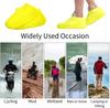 2PC Silicone Shoe Covers Waterproof Reusable Wear-resistant Anti-Slip for Outdoor Rainy Day Unisex Overshoes Weather Accessories