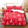 Merry Christmas Duvet Cover Christmas Graffiti Bedding Set Happy New Year Quilt Cover Holiday Gifts Bedroom Decoration