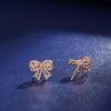 Bow Stud Earrings Women's Simple Light Luxury Ins Earrings, Bone Studs, Niche Design Ear Jewelry