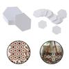 100PCS/pack  Hexagon Templates for Patchwork Paper Sewing Craft DIY Garment Fabric Sewing Tools Accessories
