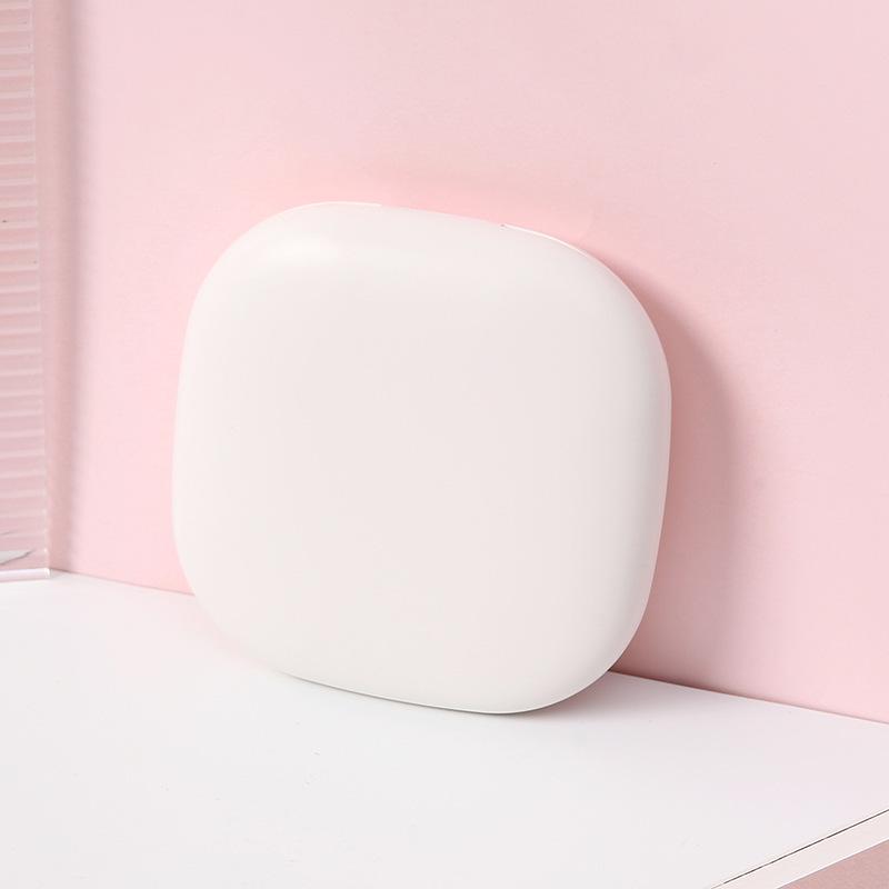 Rechargeable Portable LED Makeup Mirror with Light, Double-Sided, Custom Magnification, Compact Folding Design