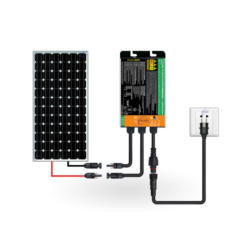 High-Efficiency Micro Inverter for Solar PV Grid Tie System MPPT 300W 350W 600W 700W DC26V-46V Solar Input AC110V-240V Output 18V-50VDC
