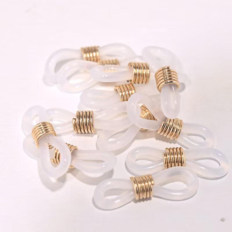 Anti-slip Silicone Glasses Chain with Spring Connector