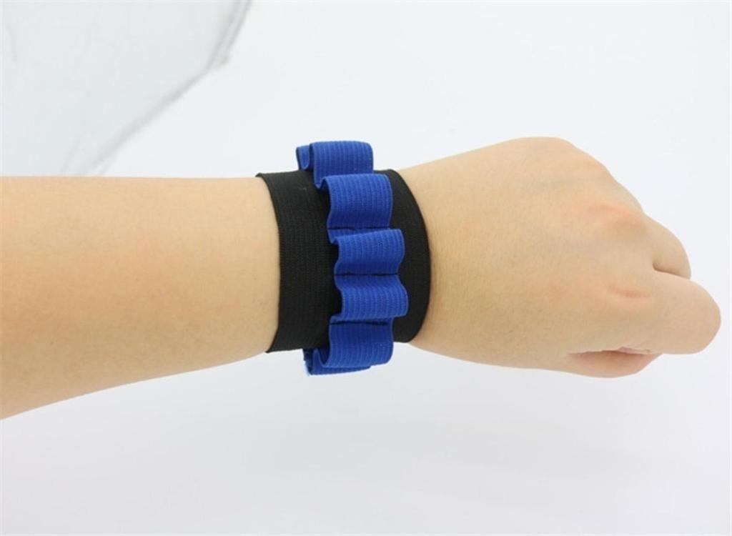 Toy Gun EVA Soft Bullet Wrist Strap Bomb Elastic Wrist Strap Accessory Bag for Children's Outdoor Play Store Plastic Toy Bullet