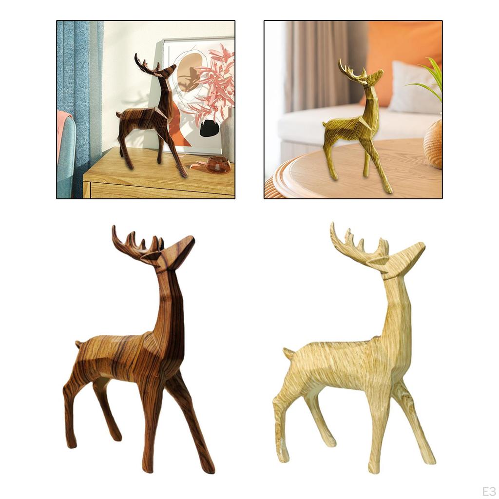 Elegant Reindeer Sculpture - Stylish Home Decor Accent