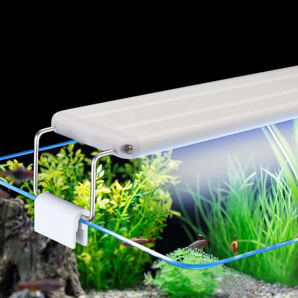 Super Slim Fish Tank Light Waterproof LED Light Stand Aquatic Plant Light Aquarium Light  Hotel