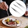 AIEX 12-inch Stainless Steel Culinary Tweezers, 3-Piece Culinary Tweezers Set for Kitchen Cooking, Crafts, and Plant Care