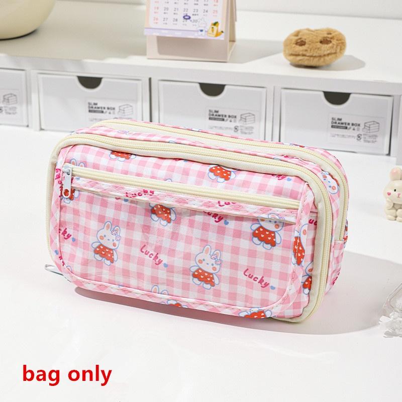 Cute Cartoon Pencil Case For Student Cartoon Anime Creative Pencil Bag High Capacity Stationery Storage Bag Cosmetic Bag