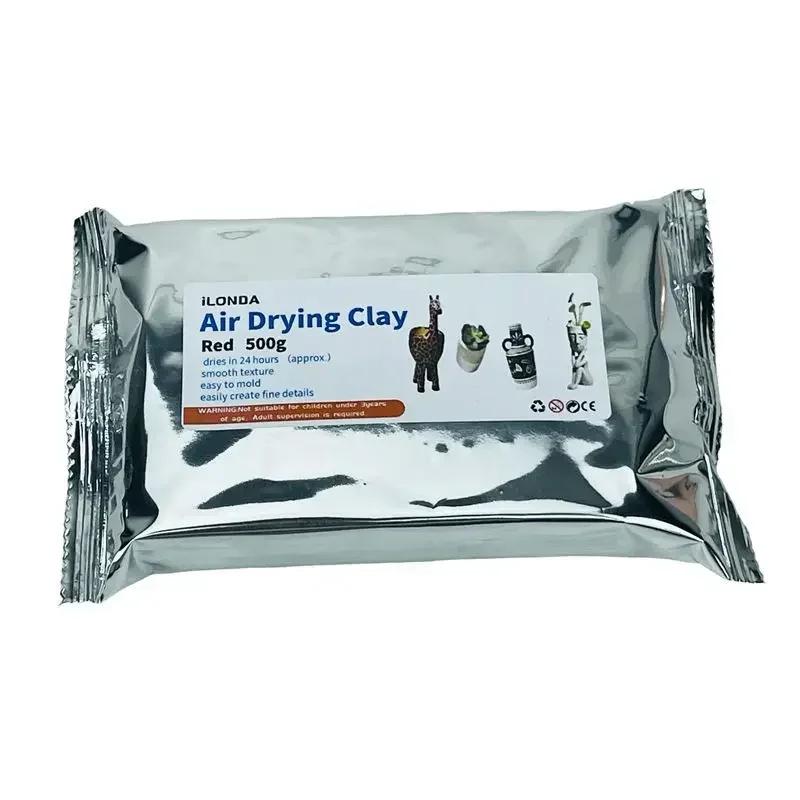 500g Stone Plastic Clay Diy Model Hand-made Materials Baking-free Air-drying Polymer Clay Pottery Tools Handmade Soft Pottery