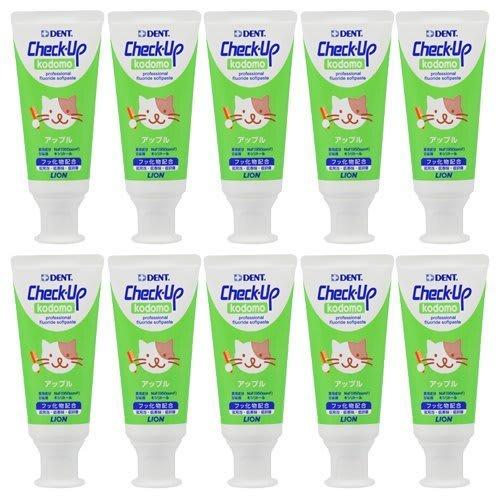 

Lion Dental Check-Up Kodomo Toothpaste (10 sticks, 60g) - Apple