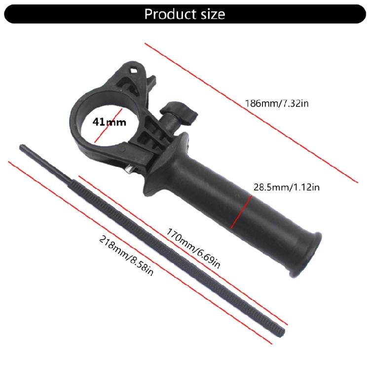 Professional Hammer Drill Handle Accessory Nonslip Electric Drill Grinding Machine Handle For Various Power Tool