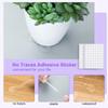 20mm Double Sided Sticky Dots Removable Adhesive Putty No Traces Clear Sticky Tack Waterproof Stickers for Wall Metal Glass Ceramic Wood (280PCS)