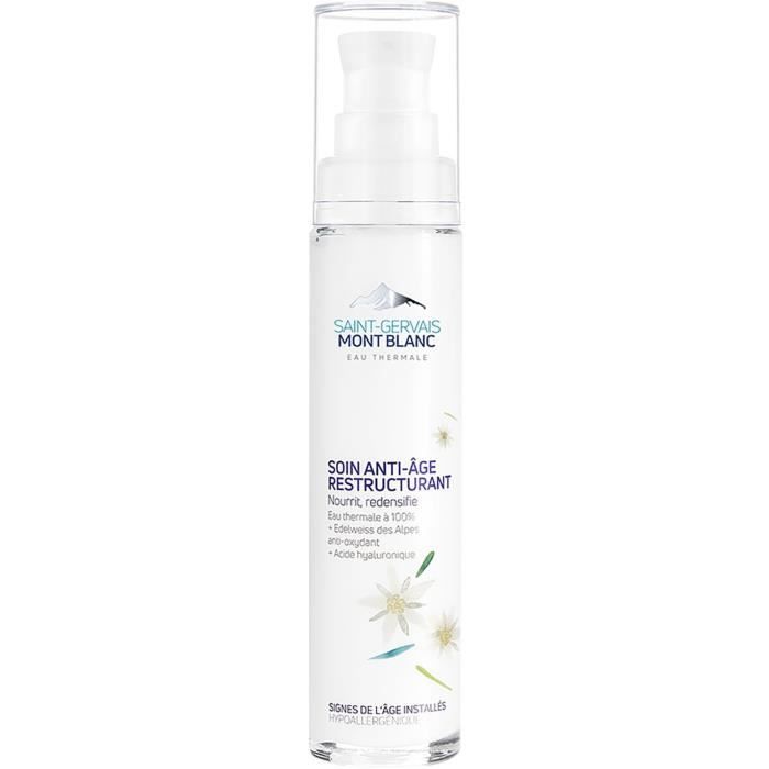 Soin Anti-âge - SAINT-GERVAIS MONT BLANC - 50 Ml - Hydratation Intense - Peaux Matures - Crème
