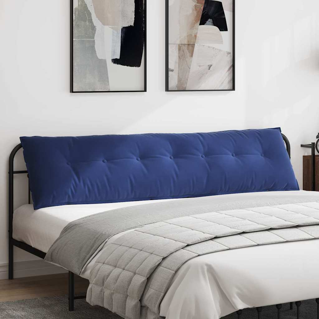 Back Pillow Police Blue 200 x 50 cm Cord Fabric
