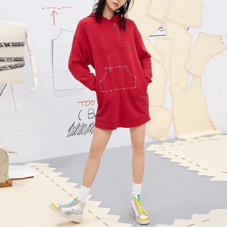 (WMNS) PUMA X MICHAEL LAU WMN BACK POCKET Hoodie DRESS Women's 530365-22
