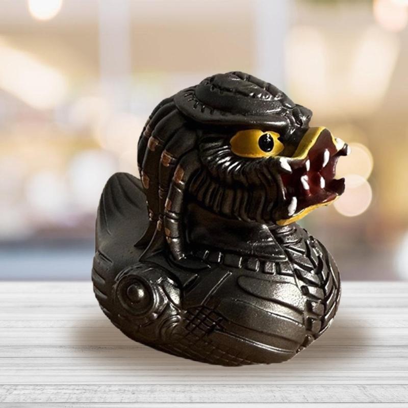 Handcrafted Evil Duck Ornament Unique Alien Design Resins Duck Miniature Figurine Car Dashboards Art Office Display