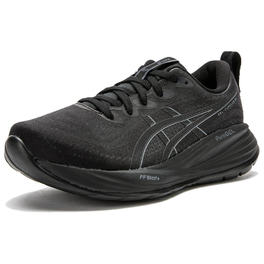 Asics Gel-Cumulus 27 Comfortable Low-Top Running Shoes Women sneaker Black 1012B873-001