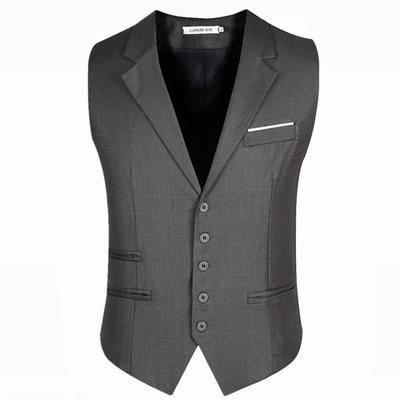 Dress Vests For Men Slim Fit Mens Suit Vest Male Waistcoat Gilet Homme Casual Sleeveless Formal Business Jacket Plus Size