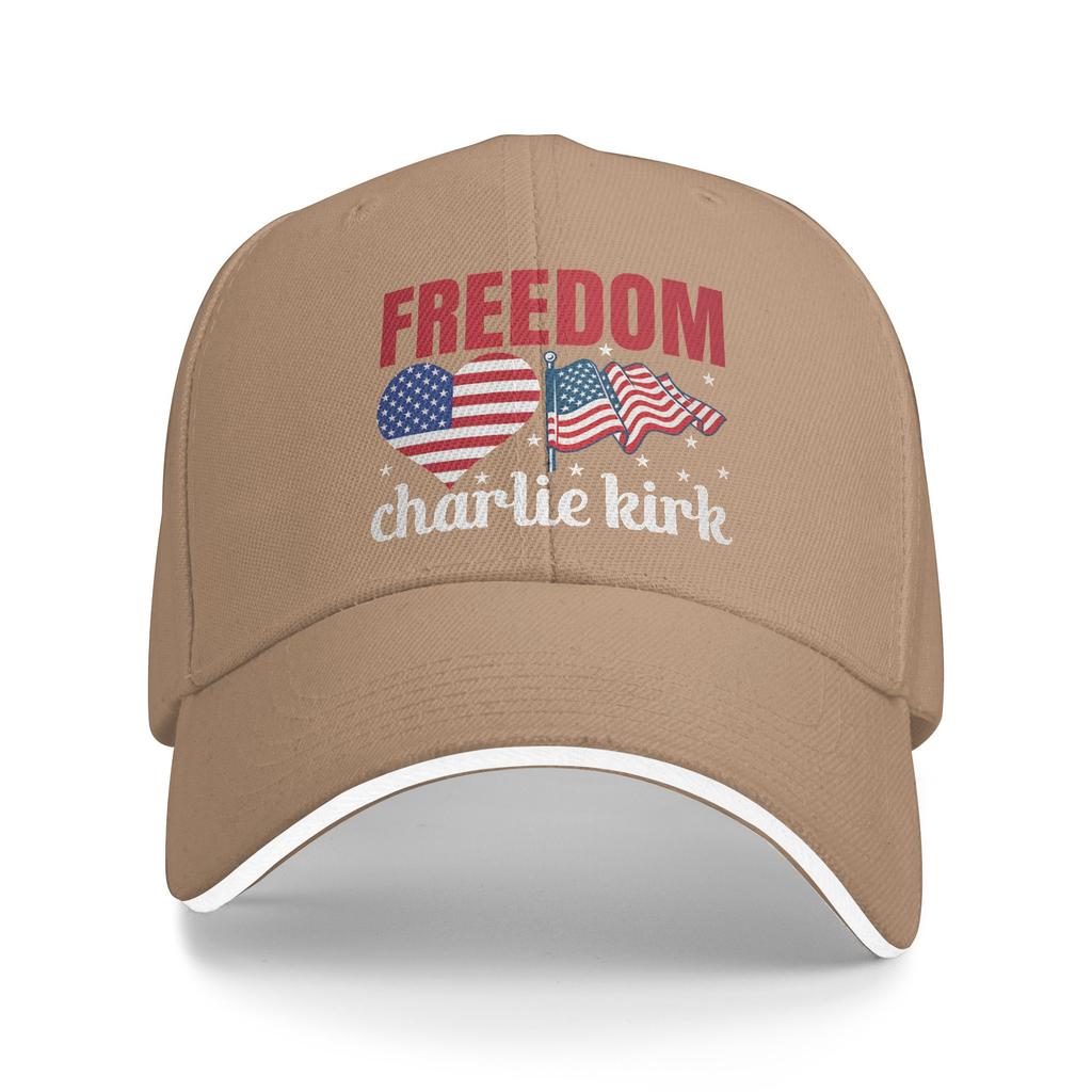Freedom Charlie Kirk Casual Baseball Cap  Hunting Camping Trucker Hat Summer Dropshipping Couple Women Fashion Baseball Caps