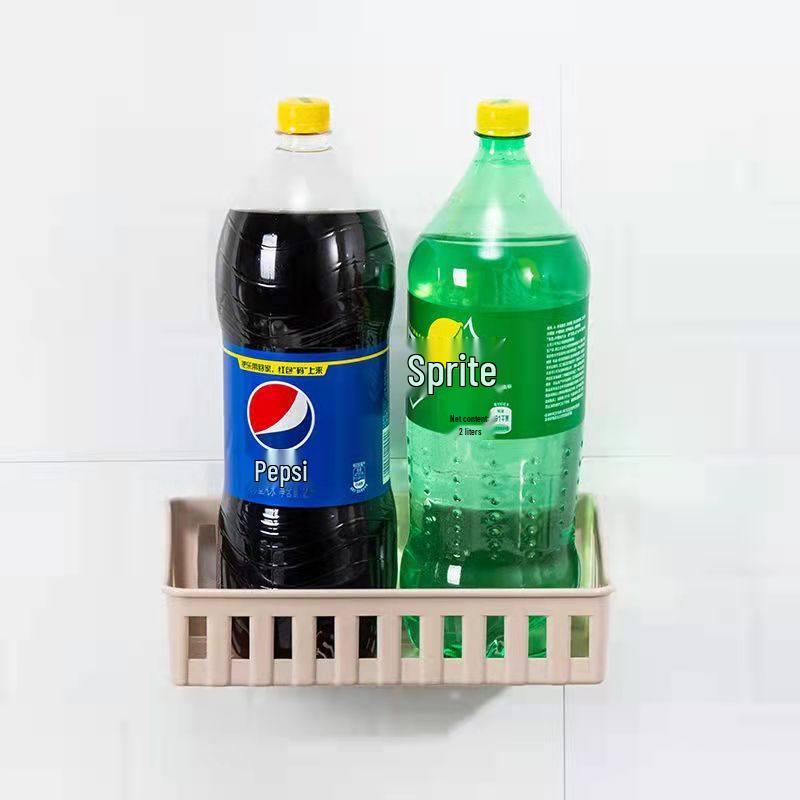 Punch-Free Wall-Mounted Bathroom Kitchen Storage Shelf