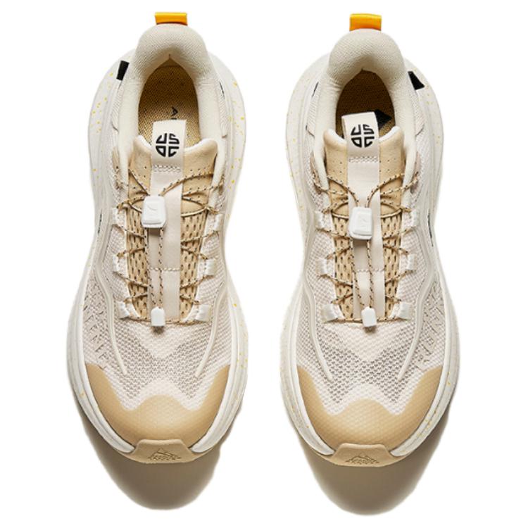 Anta Comfortable Non-Slip Shock Absorbing Low-Top Running Shoes Men Sneakers Gray Brown 112425572-3