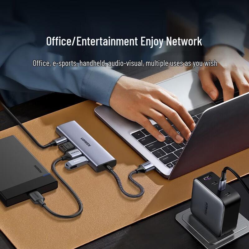 UGREEN USB 3.2 Gigabit Ethernet Hub (CN version)