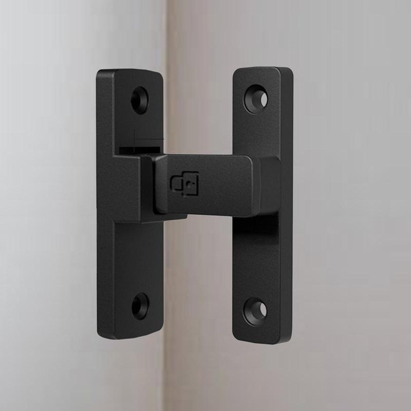 90 Degree Door Latch Door Lock, with Screws, Heavy Duty Doors Bolt Lock Flip Latch for Barn Sliding Door