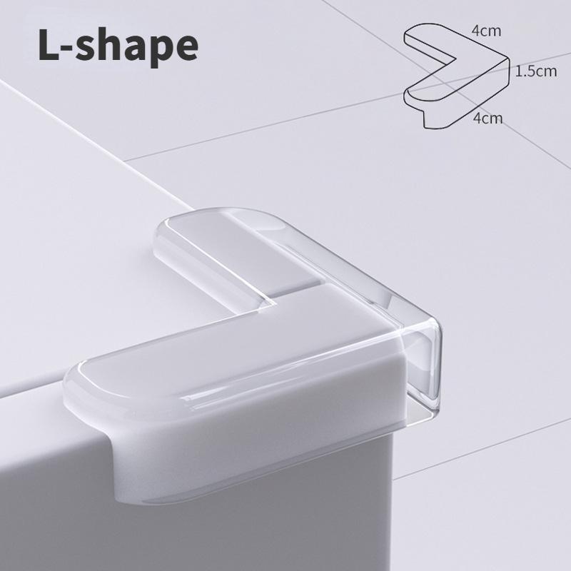 1/10/20PCS Children's Anti-collision Corner Strip Window Table Edge Sticker Protective Cover Anti-collision Silicone Anti-collision Corner
